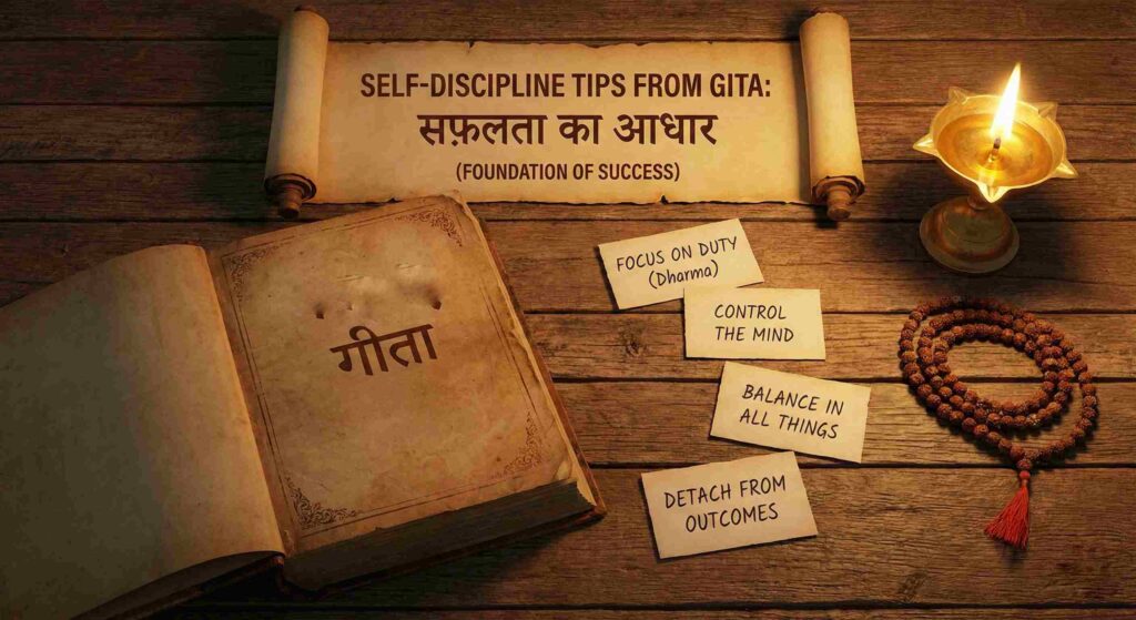 Self discipline tips from Gita: सफलता का आधार